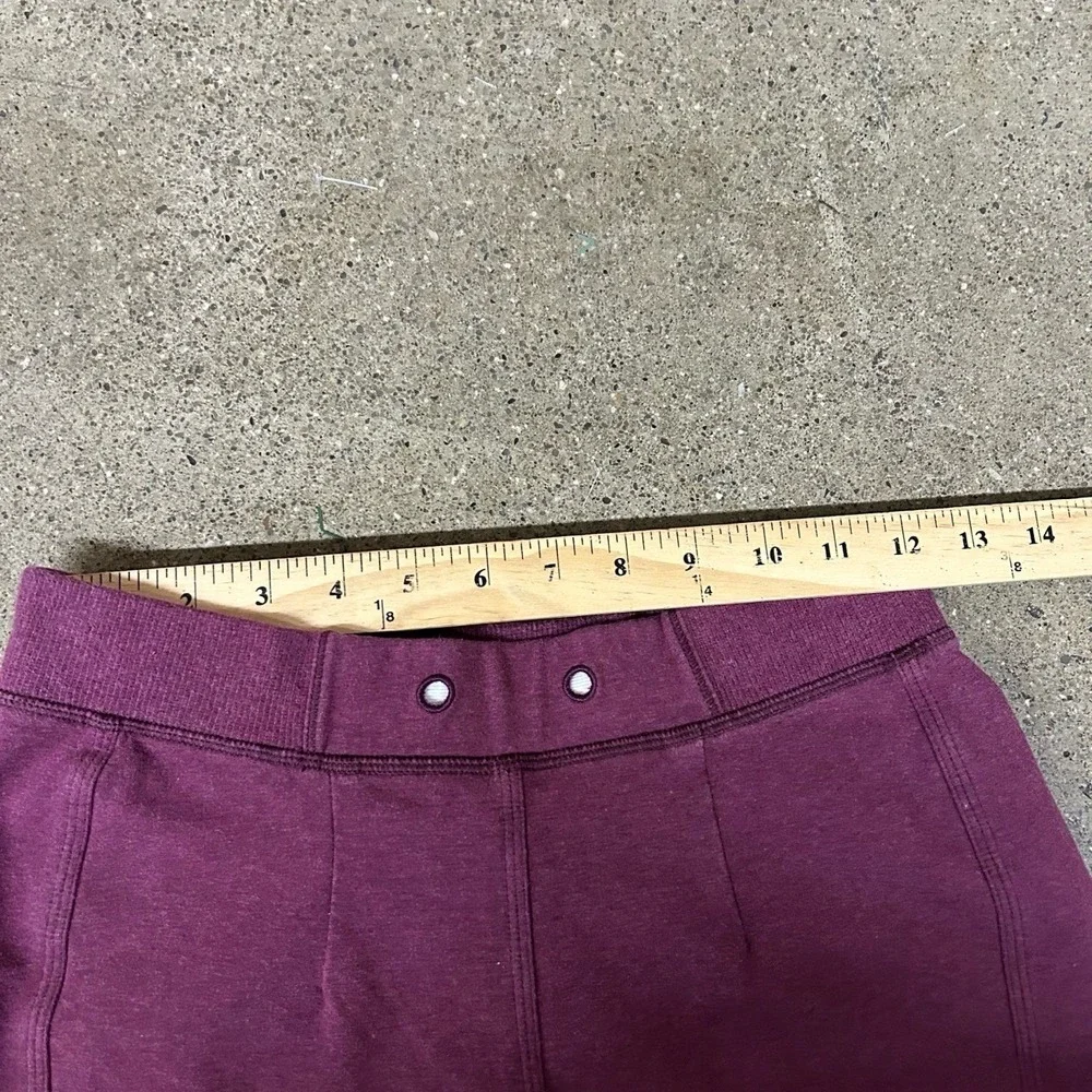 Lululemon Jogger Pants Womens Small Purple Elastic Cuffs Athletic Athleisure